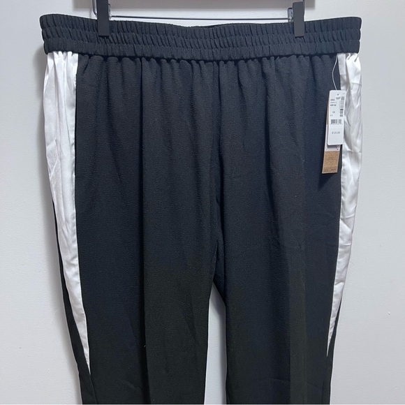 RACHEL Rachel Roy Cropped Colorblocked Pants Size 1x - Picture 4 of 12